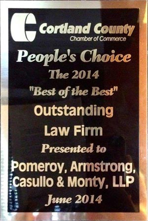 People Choice Award Plaque